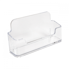 PORTE-CARTES DE VISITE À POSER  9,5x2,3x4,8 CM TRANSPARENT PS (2 UNITÉ) - Garcia de Pou