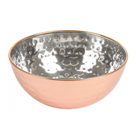 BOL MARTELÉ "ARTINOX"  Ø 13x6 CM CUIVRE INOX (1 UNITÉ) - Garcia de Pou