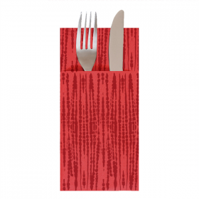 SERVIETTES "CANGURITO" "SAFARI" 55 G/M2 33x40 CM ROUGE AIRLAID (700 UNITÉ) - Garcia de Pou