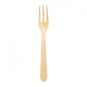 FOURCHETTES  9,5 CM NATUREL BAMBOU (100 UNITÉ) - Garcia de Pou