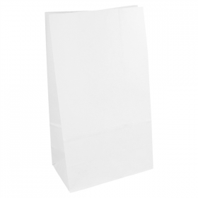 SACS SOS SANS ANSES  60 G/M2 14+8x24 CM BLANC PARCH.INGRAISSABLE (500 UNITÉ) - Garcia de Pou