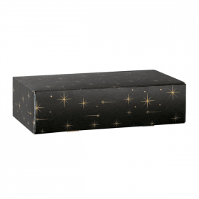 COFFRETS 2 BOUTEILLES "CONSTELLATION"  34x18,5x9 CM NOIR CARTON (30 UNITÉ) - Garcia de Pou