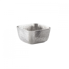 RAMEQUINS CARRÉS "ARTINOX" 75 ML 5x5x3,2 CM ARGENTE INOX (12 UNITÉ) - Garcia de Pou