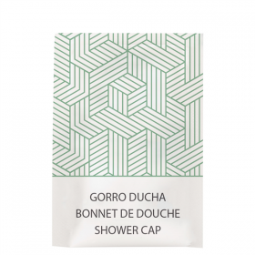 BONNETS DOUCHE EN SACHETS BLANC "THERAPY"  6X10,5 CM BLANC PE (250 UNITÉ) - Garcia de Pou