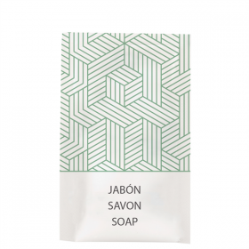 SAVONNETTES RONDES EN SACHETS BLANC "THERAPY" 20 G Ø5,2x1 CM (500 UNITÉ) - Garcia de Pou