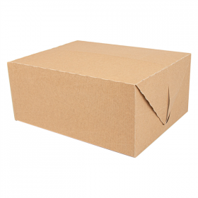 BOÎTES REPAS À EMPORTER "THEPACK" 5 L 310 G/M2 26x20,5x11,3 CM NATUREL CARTON ONDULÉ NANO-MICRO (150 UNITÉ) - Garcia de Pou