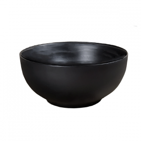 BOLS "ASAMI WARE" 300 ML Ø 11,5x4 CM NOIR MÉLAMINE (12 UNITÉ) - Garcia de Pou