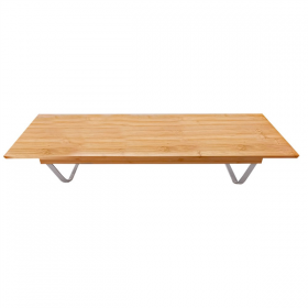 PLATEAU AVEC SUPPORT  54x19x10,5 CM NATUREL BAMBOU (1 UNITÉ)