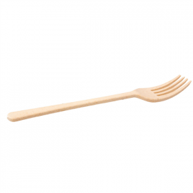 FOURCHETTES "LUXURY"  20 CM IVOIRE FIBRE DE BOIS (10 UNITÉ)