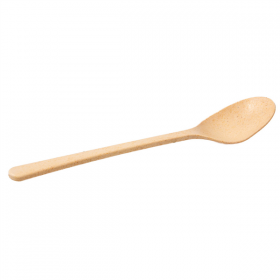 CUILLÈRES "LUXURY"  20 CM IVOIRE FIBRE DE BOIS (10 UNITÉ)
