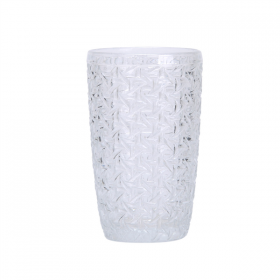 GOBELETS "VINTAGE" 380 ML Ø8x13 CM TRANSPARENT VERRE (6 UNITÉ)