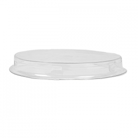 COUVERCLES POUR RÉCIPIENTS 133.08   Ø7,9 CM TRANSPARENT RPET (50 UNITÉ)