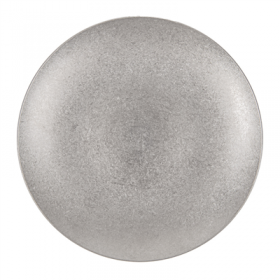 ASSIETTES PLATES "ARTINOX"  Ø13 CM ARGENTE INOX (10 UNITÉ)