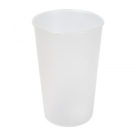 VERRES RÉUTILISABLES 330 ML Ø7,6/5,7x11,8 CM TRANSLUCIDE PP (540 UNITÉ)
