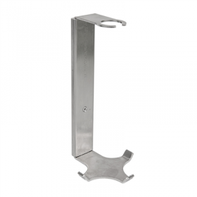 SUPPORT BOUTEILLE DISTRIBUTRICE 400 ML  ARGENTE INOX (4 UNITÉ)