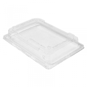 COUVERCLES POUR RÉF. 267.92  19x13,4x3 CM TRANSPARENT RPET (176 UNITÉ)