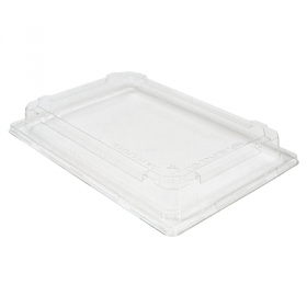COUVERCLES POUR RÉF. 267.98  23,3x15,8x3 CM TRANSPARENT RPET (70 UNITÉ)