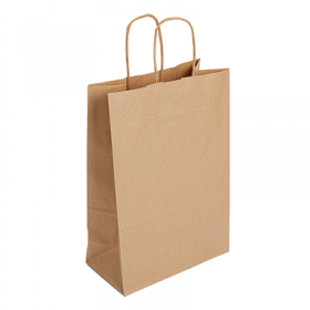 SACS SOS AVEC ANSES  80 G/M2 22+12x27 CM NATUREL KRAFT (250 UNITÉ)