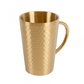TASSES "ARTINOX" 350 ML Ø 8,2x12 CM DORE INOX (6 UNITÉ)