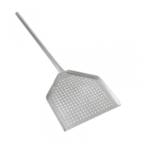 PELLE PIZZA PERFORÉE BORDURES AIGUISÉES  31x29x96 CM ARGENTE ALUMINIUM (1 UNITÉ)