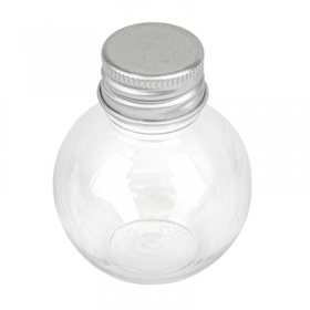 FLACONS AVEC BOUCHON EN ALUMINIUM 50 ML Ø5x6,2 CM TRANSPARENT PET (150 UNITÉ)