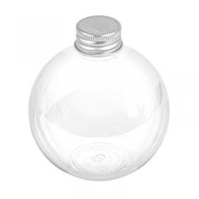 FLACONS AVEC BOUCHON EN ALUMINIUM 250 ML Ø8x9,1 CM TRANSPARENT PET (150 UNITÉ)