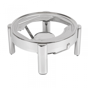 BASE POUR 268.71  Ø28,2x14,2 CM ARGENTE INOX (1 UNITÉ)