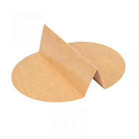SÉPARATEUR 2 COMPARTIMENTS SALADIER 212.97  300 + 18 PE G/M2 Ø26,8/17,5x5,3 CM NATUREL KRAFT (600 UNITÉ)