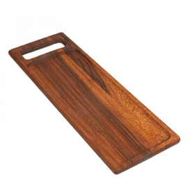 PLANCHE PRÉSENTATION RECTANGULAIRE  48x16x1,5 CM NATUREL BOIS (12 UNITÉ)