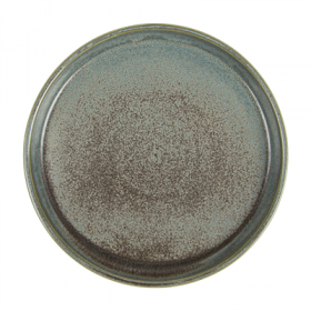 ASSIETTES PLATES "RUSTY" "AKALA"  Ø 17x2,2 CM OXYDE PORCELAINE (6 UNITÉ)
