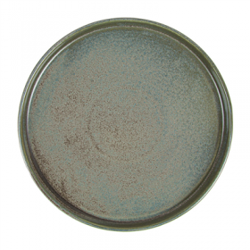 ASSIETTES PLATES "RUSTY" "AKALA"  Ø 21x2,2 CM OXYDE PORCELAINE (6 UNITÉ)