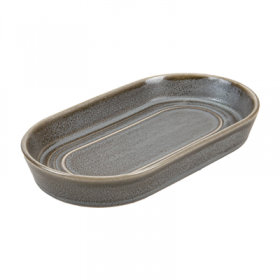 PLATS OVALES "URBAN" "AKALA"  18x9,8x2,5 CM CIMENT PORCELAINE (6 UNITÉ)