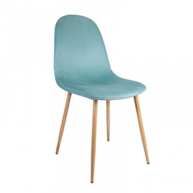 CHAISE "SUPRA-TEK"  54x45x87 CM CACTUS VELOURS (4 UNITÉ)