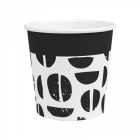 GOBELETS BOISSONS CHAUDES 1 PAROI "JAVA" 120 ML 230 + 18 PE G/M2 Ø6,2/4,5x6 CM BLANC CARTON (1000 UNITÉ)