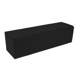 COFFRETS 1 BOUTEILLE THEPACK  34x9,5x9 CM NOIR CARTON MICROCANAL (50 UNITÉ)