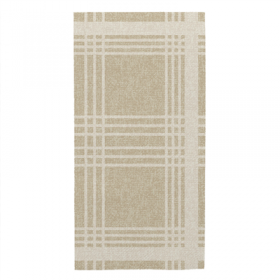 SERVIETTES PLIAGE 1/8 "X-SOFT" "MADRAS I" 65 G/M2 40x40 CM KAKI AIRLAID (700 UNITÉ)