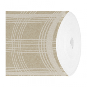 "TÊTE-À-TÊTE" PRÉ. 120CM (20 FEU.) "X-SOFT" "MADRAS I" 65 G/M2 0,40x24 M KAKI AIRLAID (6 UNITÉ)