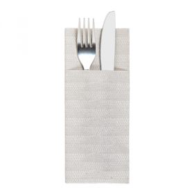 SERVIETTES "CANGURITO" "MIST" 55 G/M2 33x40 CM BLANC AIRLAID (700 UNITÉ)