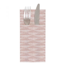 SERVIETTES KANGOUROU "MIST" 55 G/M2 40x40 CM TERRACOTE AIRLAID (700 UNITÉ)