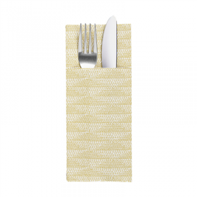 SERVIETTES "CANGURITO" "MIST" 55 G/M2 33x40 CM KAKI AIRLAID (700 UNITÉ)