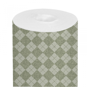 NAPPE "LIKE LINEN - ARGYLE" 70 G/M2 1,20x25 M VERT SPUNLACE (1 UNITÉ)