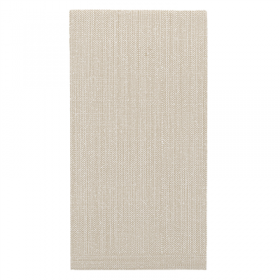 SERVIETTES PLIAGE 1/8 "SLIM" "X-SOFT" "DUNE" 65 G/M2 33x40 CM TAUPE AIRLAID (700 UNITÉ)
