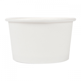 PETITS POTS  50 ML (1,6 oz) 210 + 18 PE G/M2 Ø6/5x3,1 CM BLANC CARTON (1000 UNITÉ)
