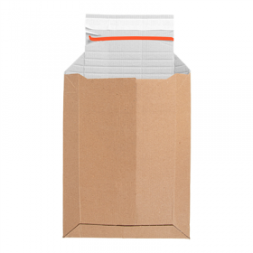 ENVELOPPES AUTO-ADHÉSIVES EXTENSIBLES E-COMMERCE "THEPACK" 390 G/M2 32x38,2 CM NATUREL CARTON ONDULÉ MICROCANAL (100 UNITÉ)