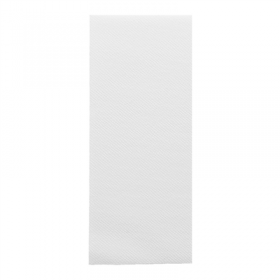 SERVIETTES P.1/8 SLIM PLUS  55 G/M2 39x50 CM BLANC AIRLAID (600 UNITÉ)