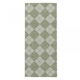 SERVIETTES "SLIM" "LIKE LINEN - ARGYLE" 70 G/M2 33x40 CM VERT SPUNLACE (700 UNITÉ)