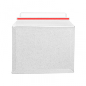 ENVELOPPES E-COMMERCE AVEC GRANDE OUVERTURE "THEPACK" 370 G/M2 35x25 CM BLANC CARTON ONDULÉ NANO-MICRO (100 UNITÉ)