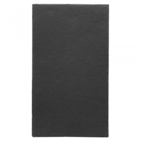 SERVIETTES ECOLABEL P.1/6 "DOUBLE POINT" 18 G/M2 30x40 CM NOIR OUATE (1500 UNITÉ)