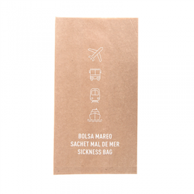 SACS NAUSÉES  45 + 23PP G/M2 12+7x22,5 CM NATUREL KRAFT (1000 UNITÉ)