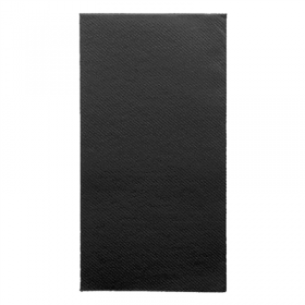 SERVIETTES P.1/6  55 G/M2 30x40 CM NOIR AIRLAID (900 UNITÉ)